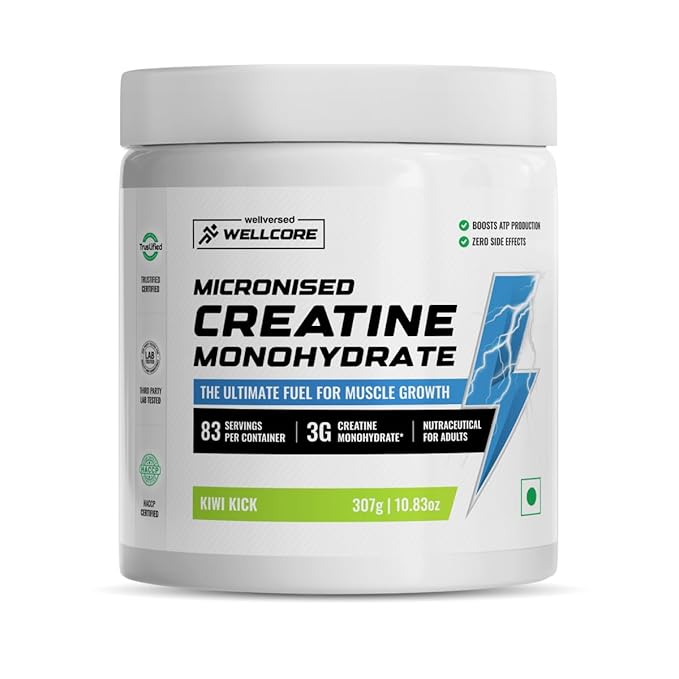 Wellcore - Pure Micronised Creatine Monohydrate Powder