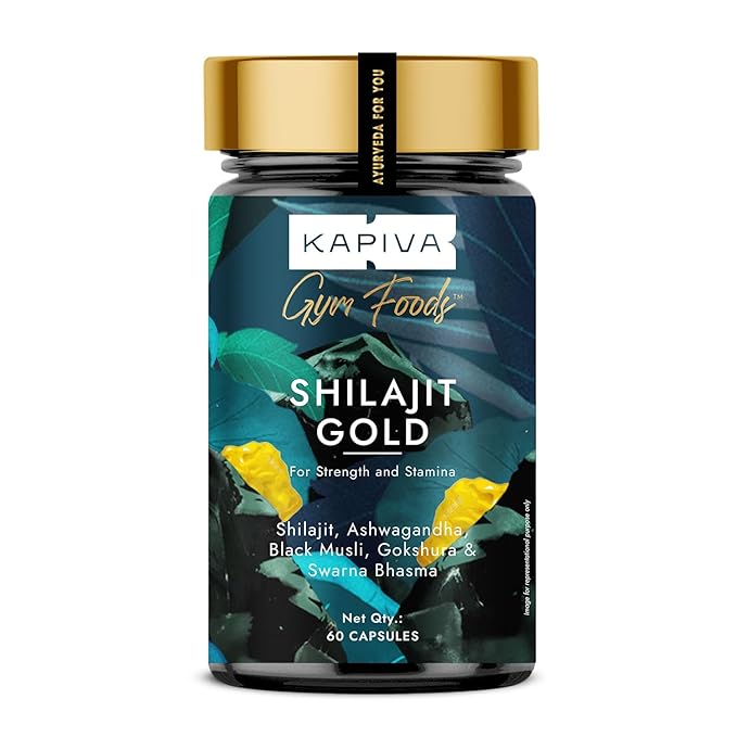 Kapiva Shilajit/Shilajeet Gold 60 Capsules