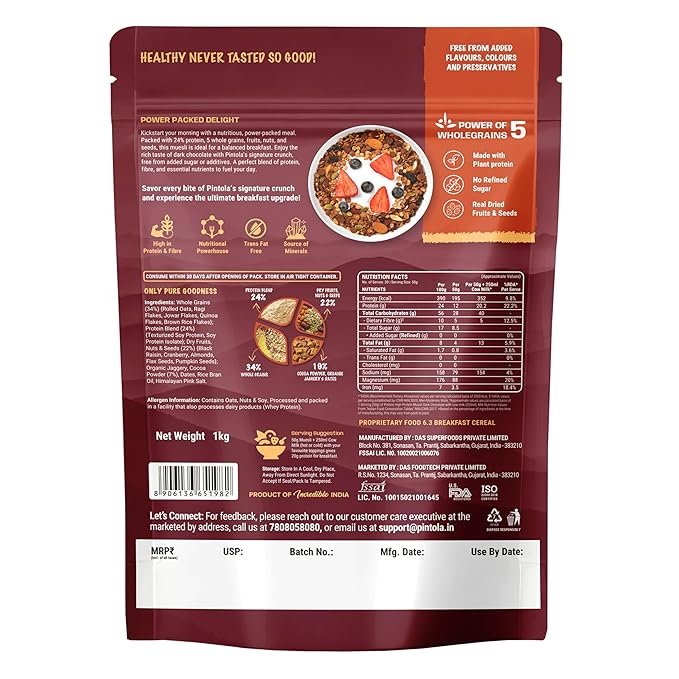 Pintola High Protein Muesli