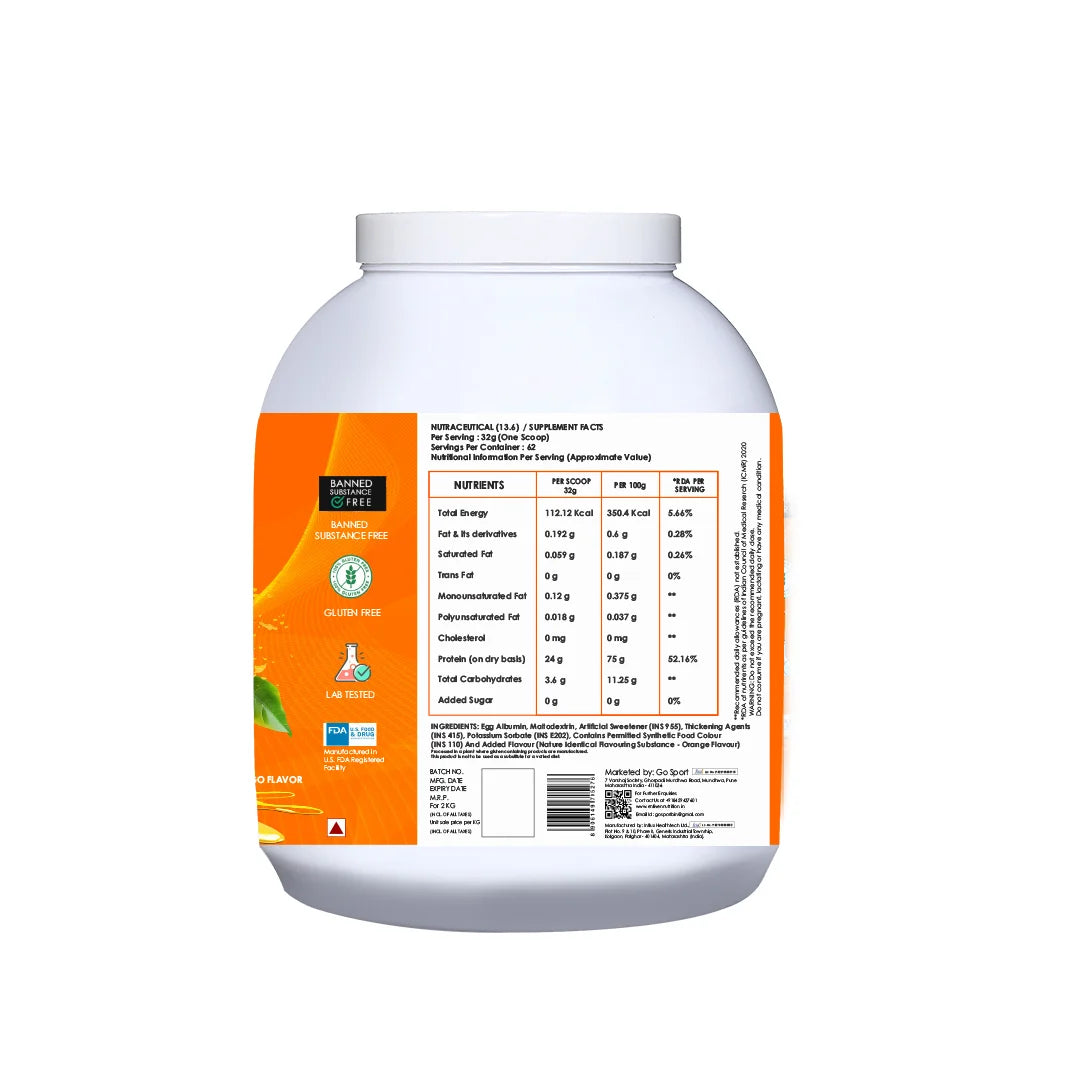 Enliven Nutrition Brute Albumen Protein Powder