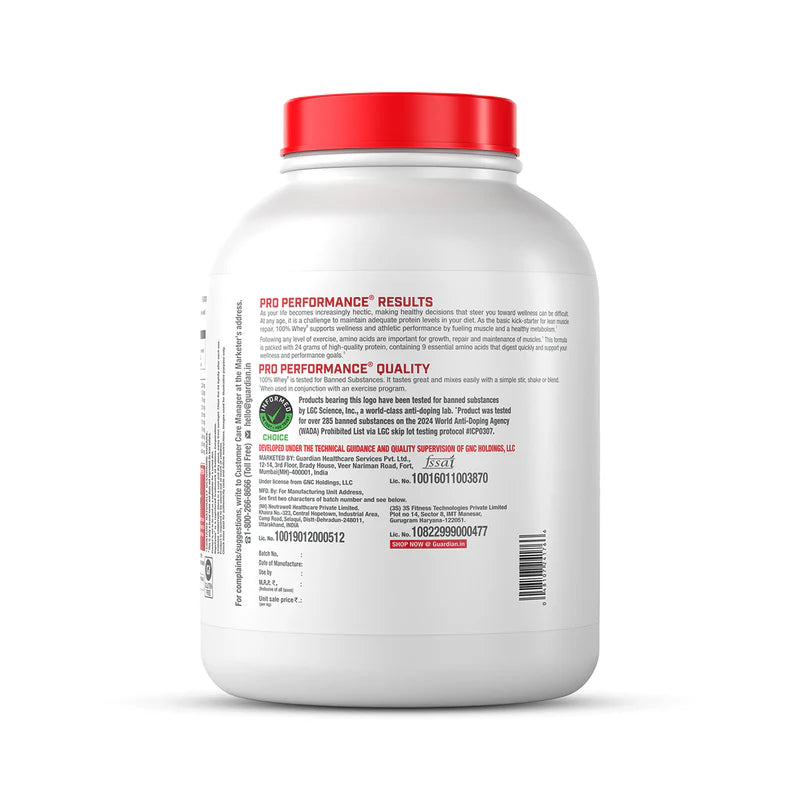 GNC Pro Performance 100% Whey Protein