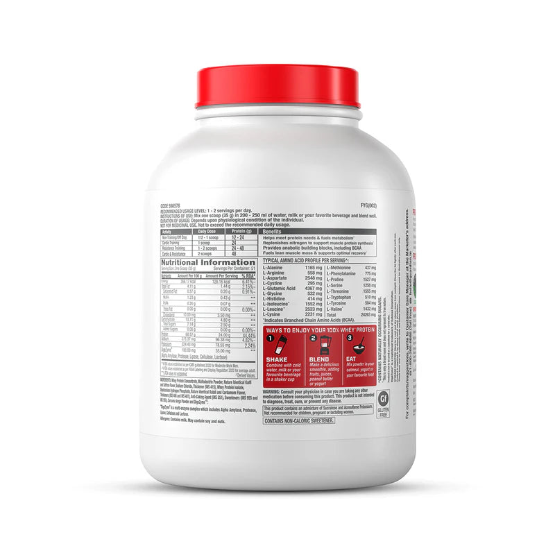 GNC Pro Performance 100% Whey Protein