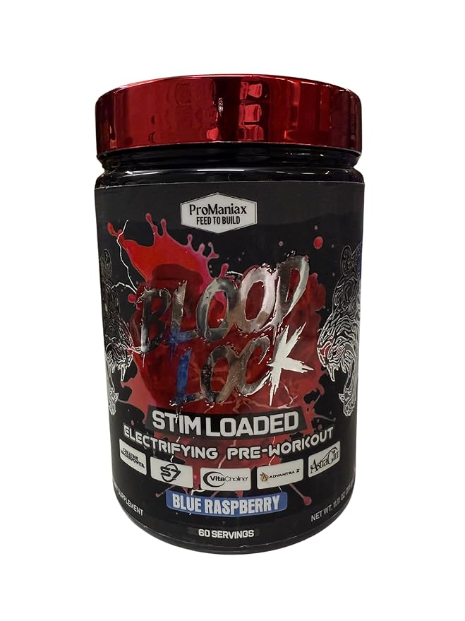 ProManiax Blood Lock Stim Loaded Electrifying Pre-Workout