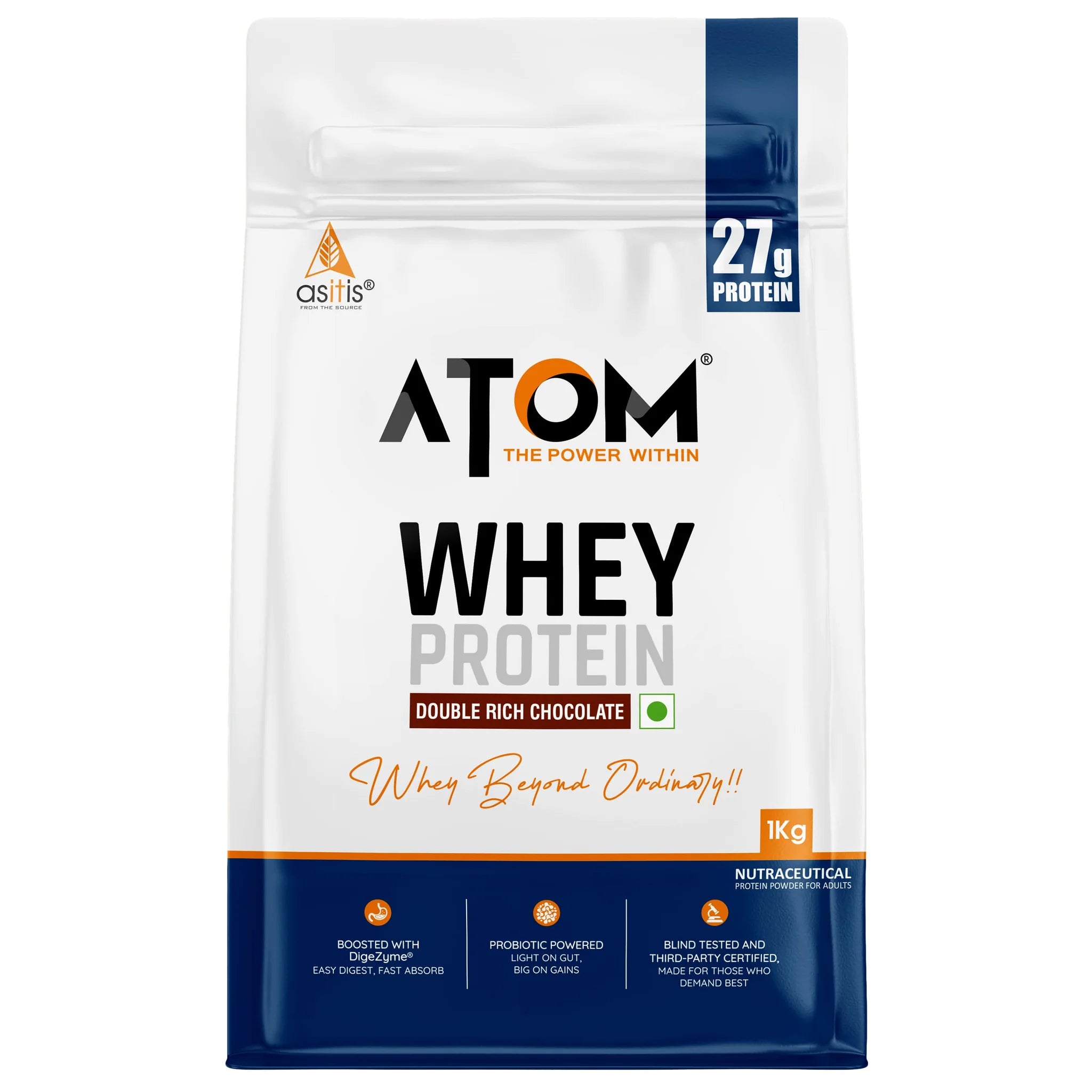 ATOM Whey Protein | USA Labdoor Certified For Accuracy & Purity