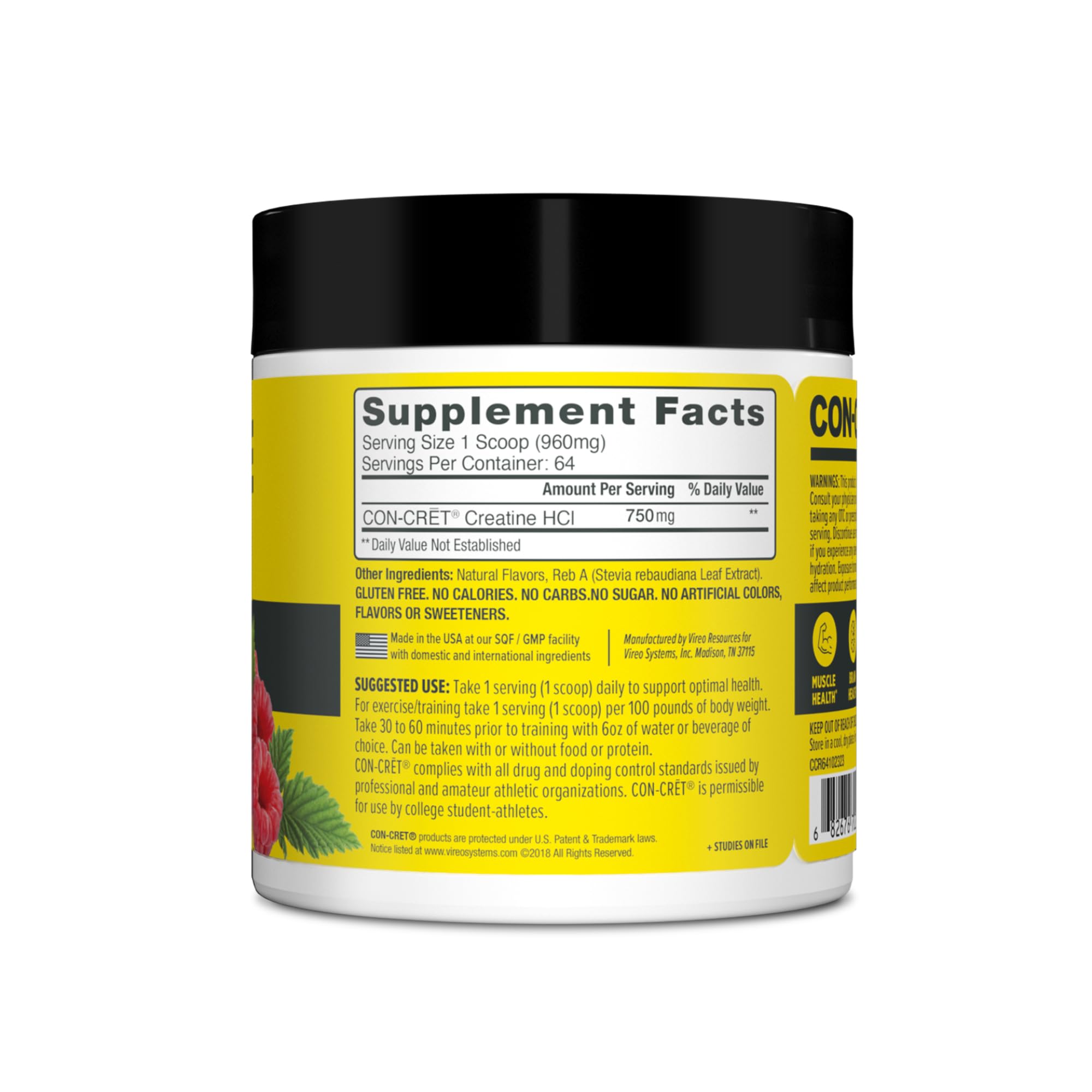 Promera Sports CON-CRET Patented Creatine HCL