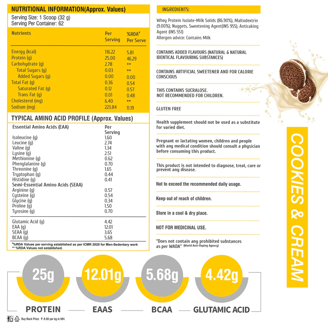 Healthfarm Isopro Zero