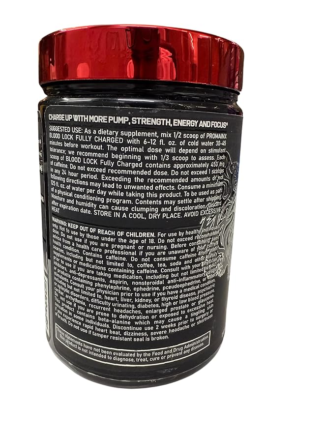 ProManiax Blood Lock Stim Loaded Electrifying Pre-Workout