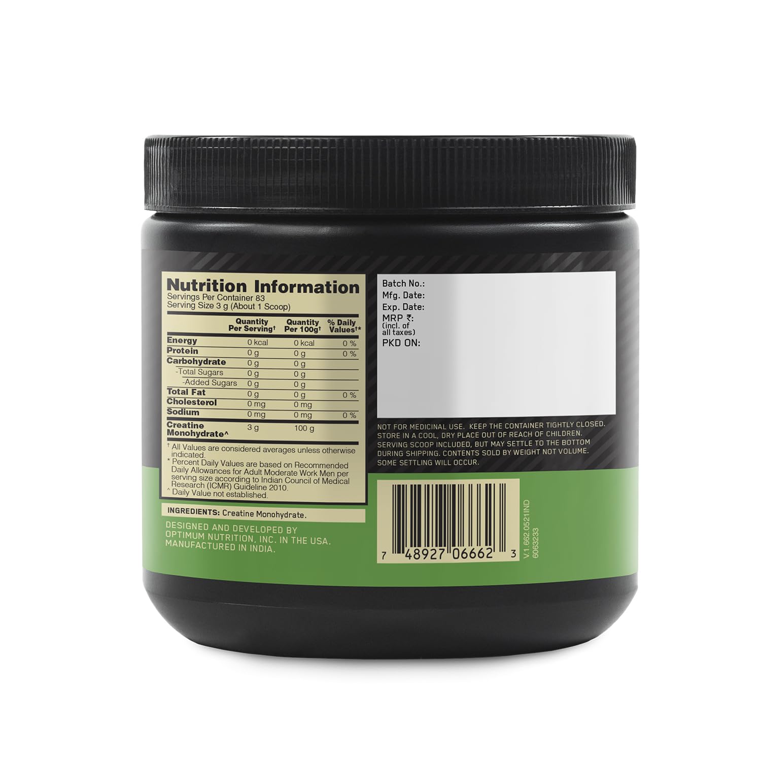 Optimum Nutrition (ON) Micronized Creatine Powder
