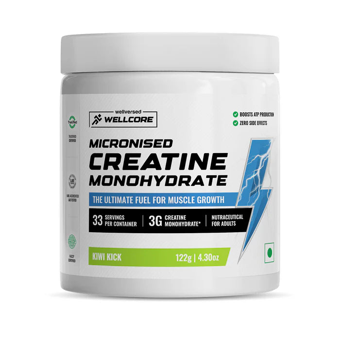 Wellcore - Pure Micronised Creatine Monohydrate Powder