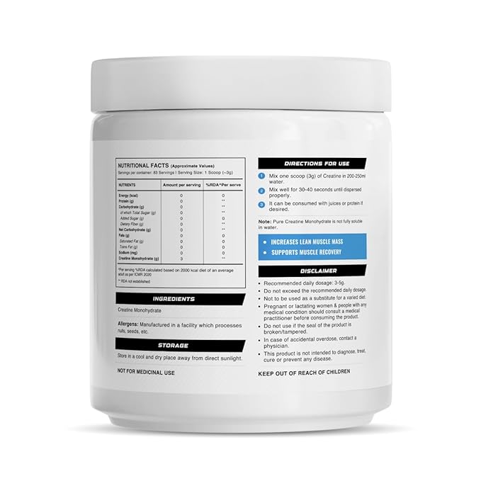 Wellcore - Pure Micronised Creatine Monohydrate Powder