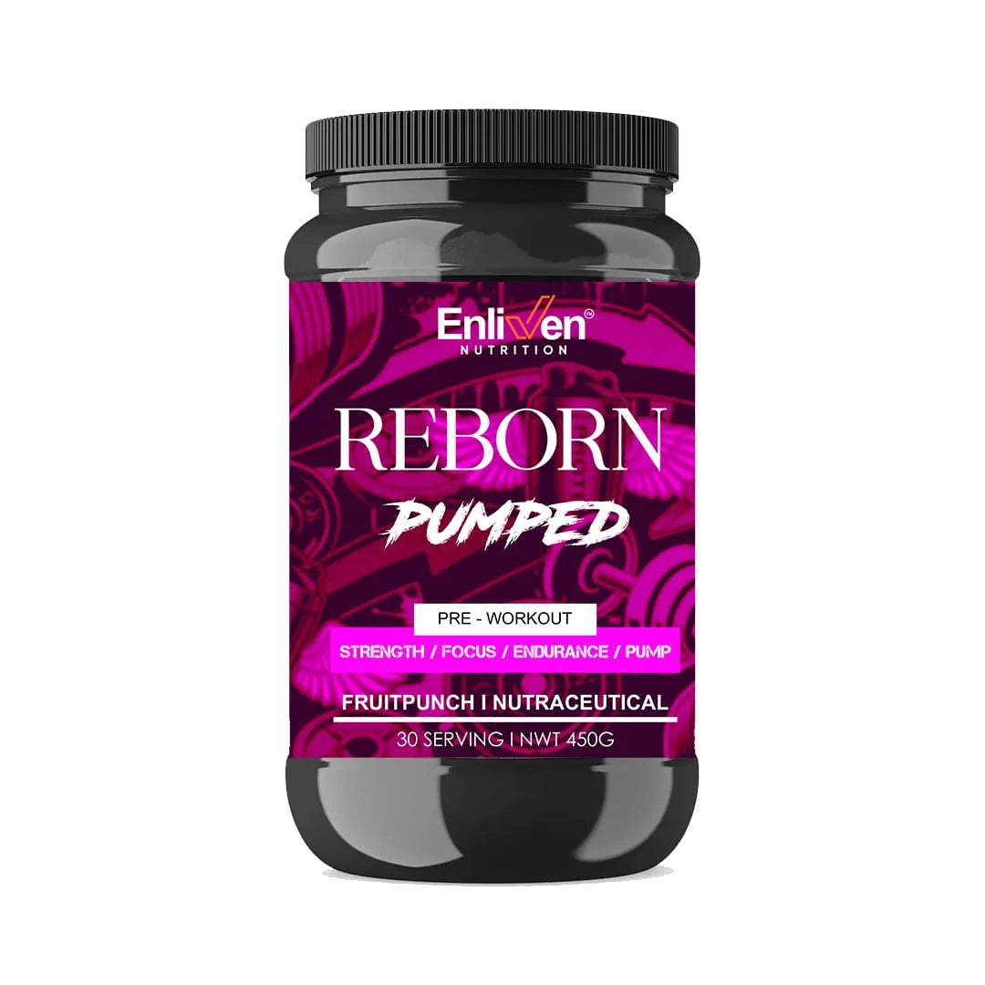 Enliven Nutrition Reborn Pumped Pre Workout Supplement