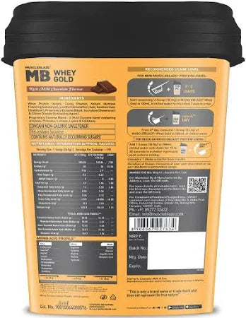 MuscleBlaze Whey Gold, 100% Whey Protein Isolate