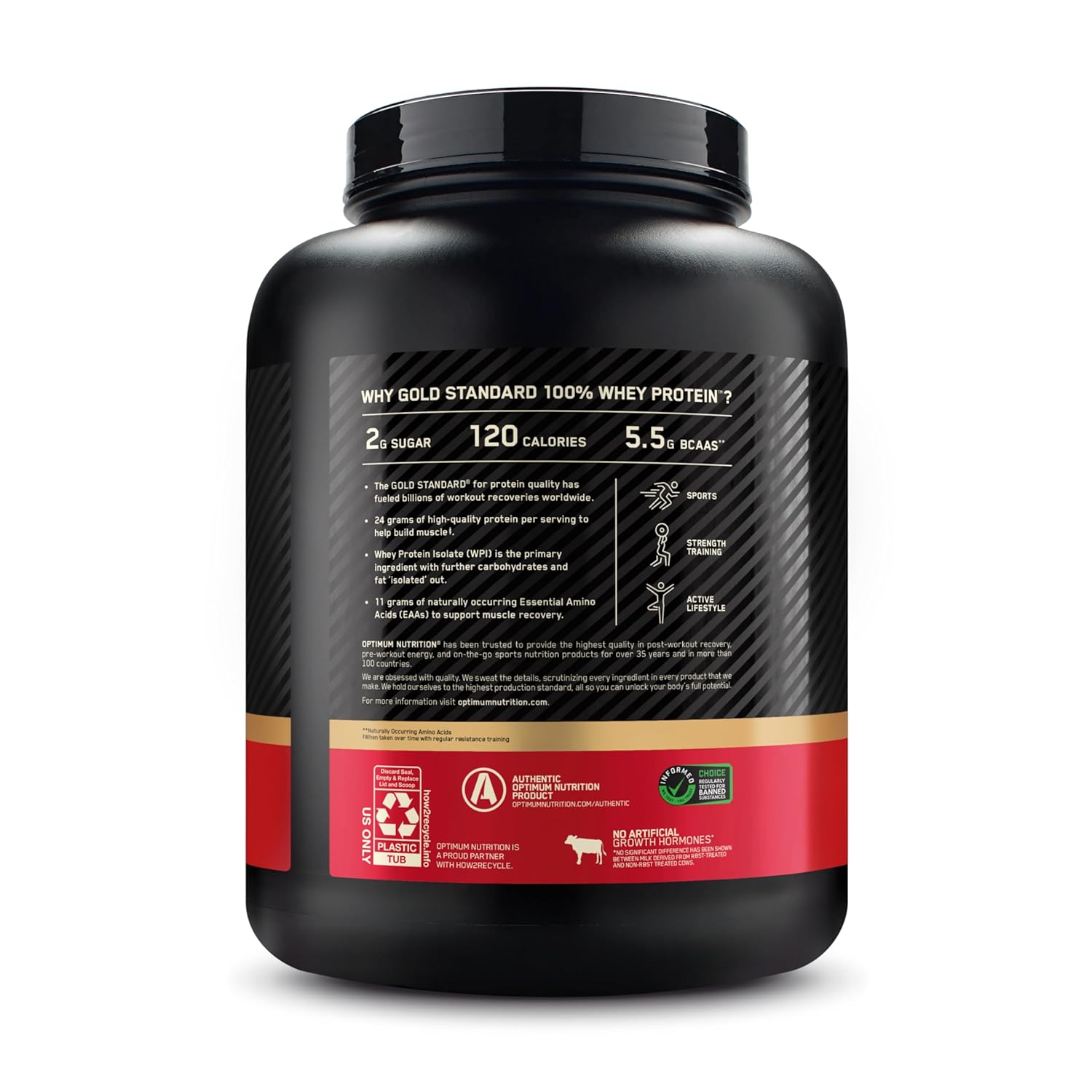 Optimum Nutrition (ON) Gold Standard 100% Whey Protein Powder