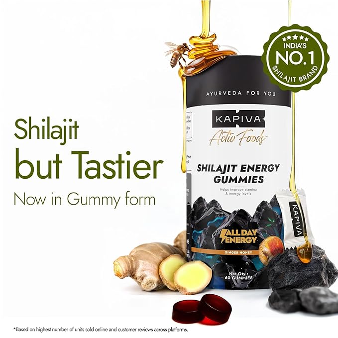 Kapiva Himalayan Shilajit/Shilajeet Gummies