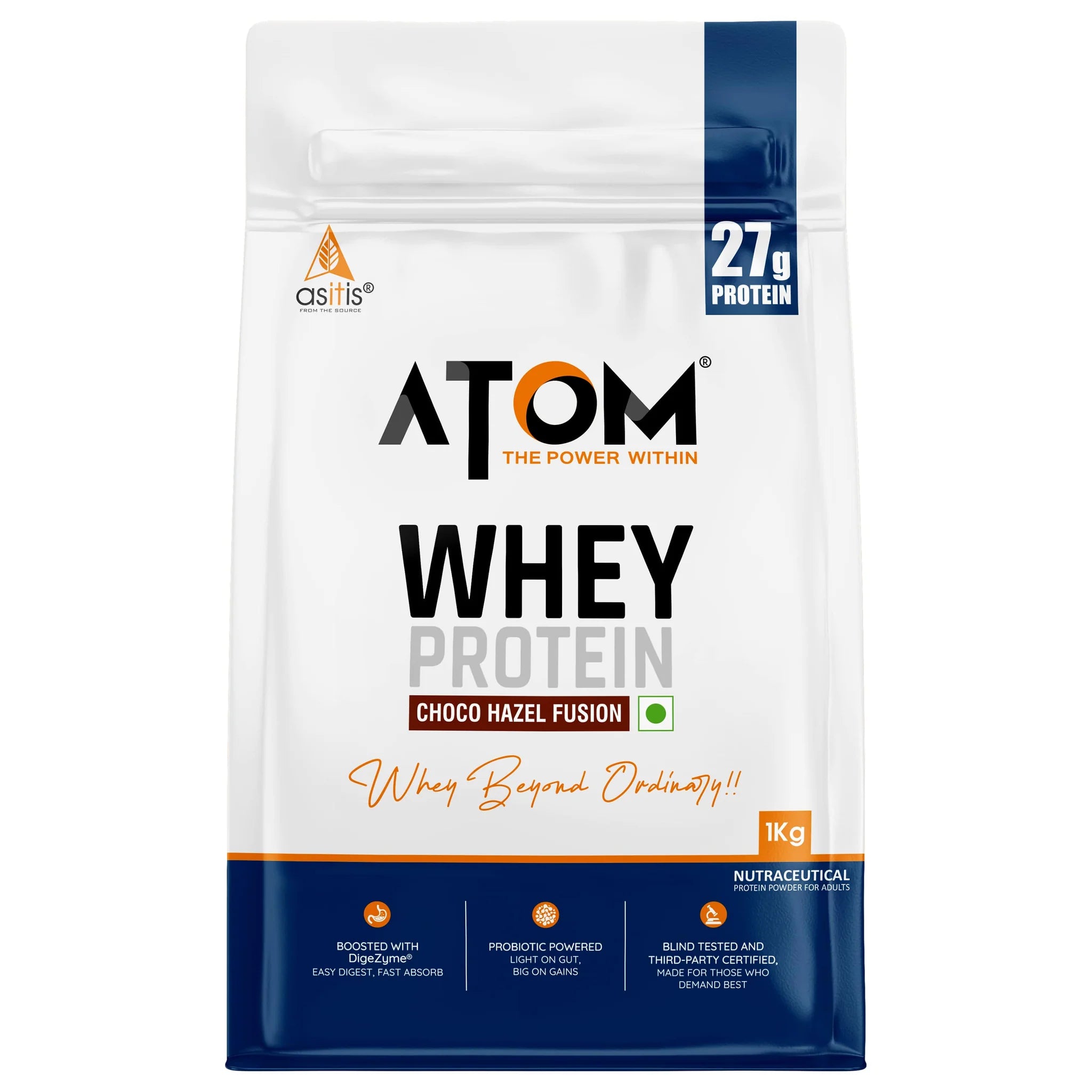 ATOM Whey Protein | USA Labdoor Certified For Accuracy & Purity