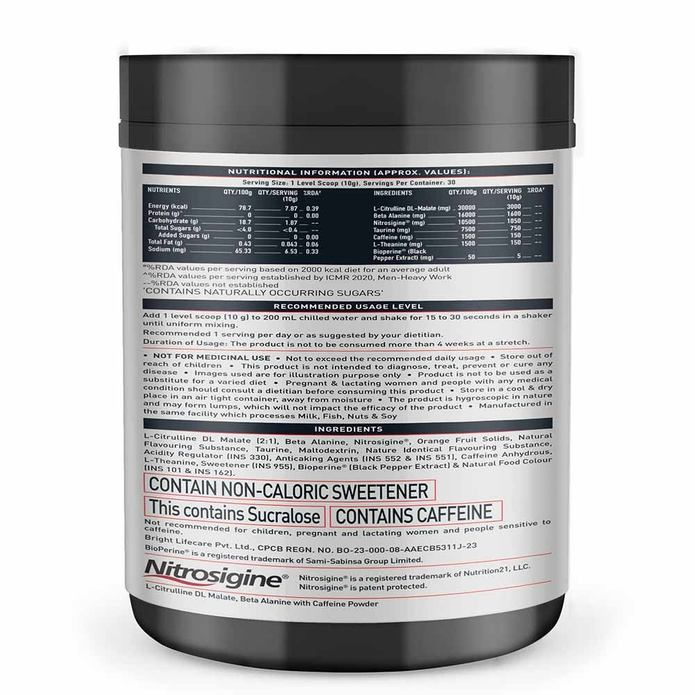 MuscleBlaze WrathX Pump