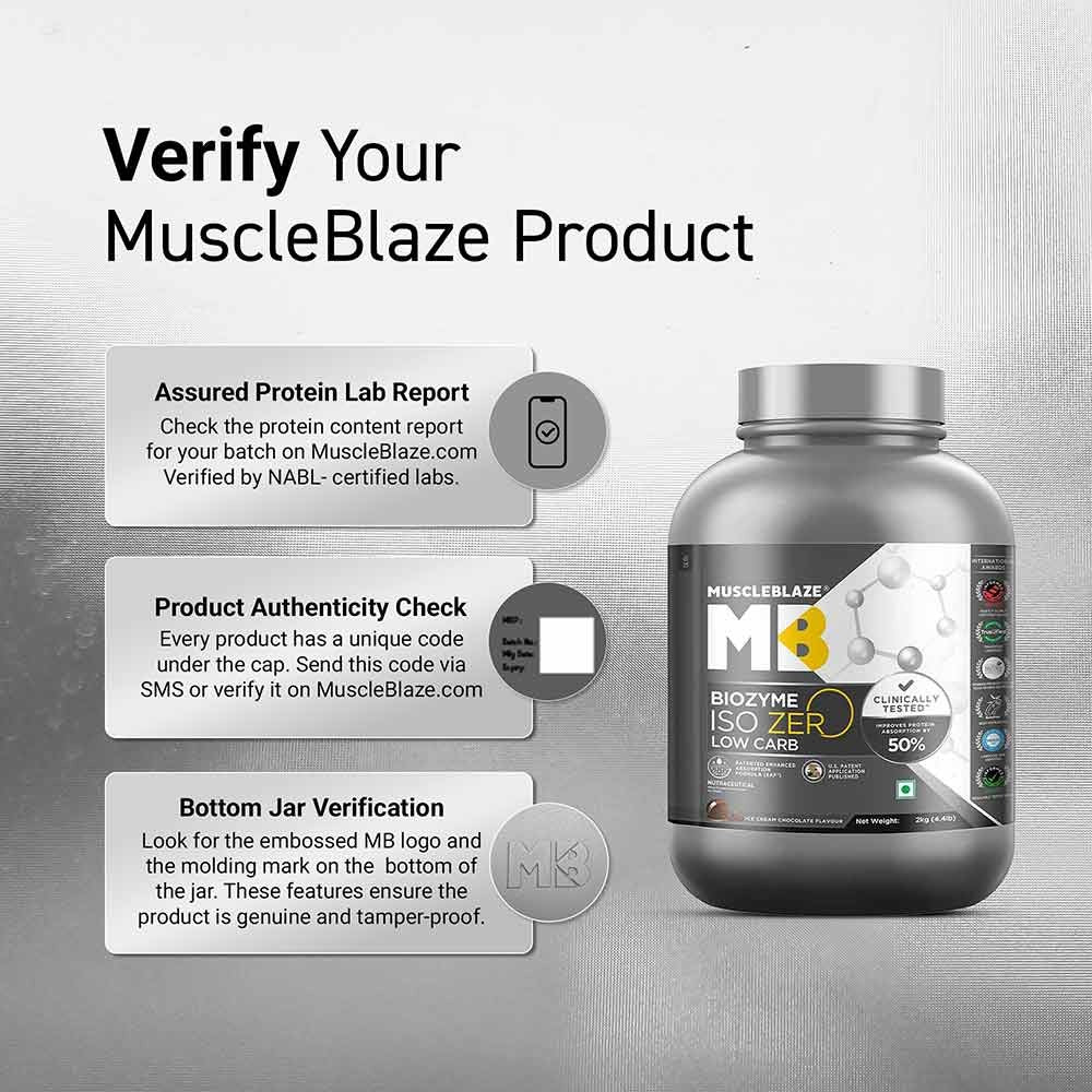 MuscleBlaze Biozyme Iso-Zero