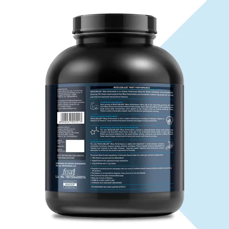 MUSCLEBLAZE Whey Performance Whey Protein