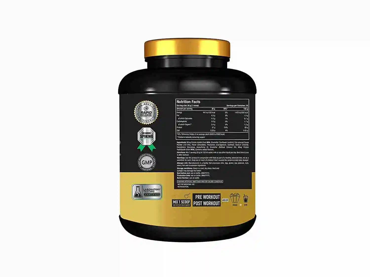 One Science Iso gold Whey Protein Isolate