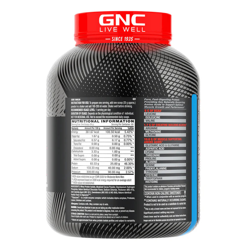 GNC Pure Isolate (Low/Zero Carb)