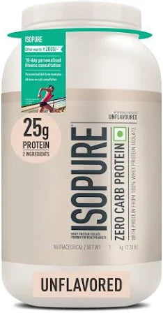 Isopure Whey Protein Isolate Powder with Vitamins for Immune Support