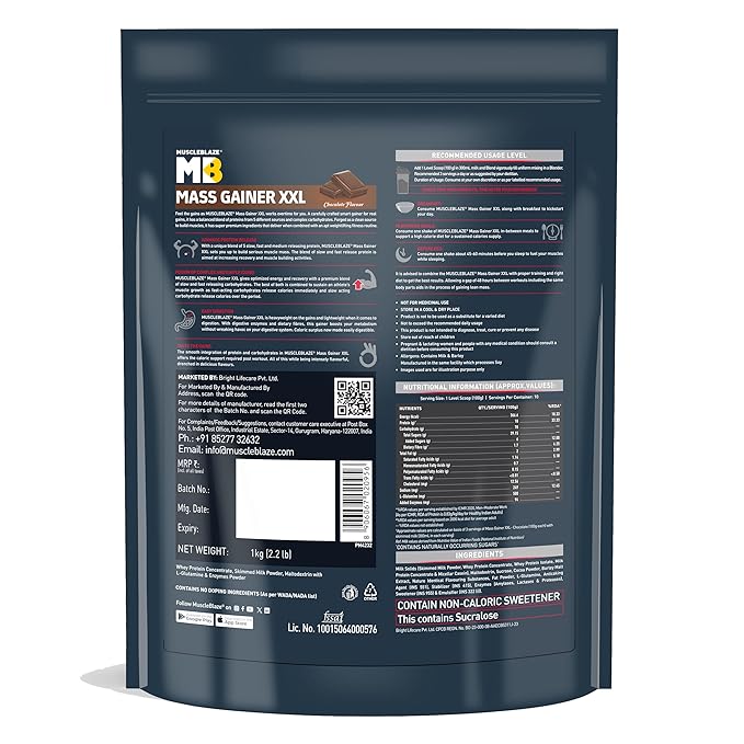 MuscleBlaze Mass Gainer XXL Powder