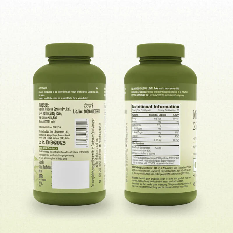 Herbal Plus Milk Thistle - 250mg