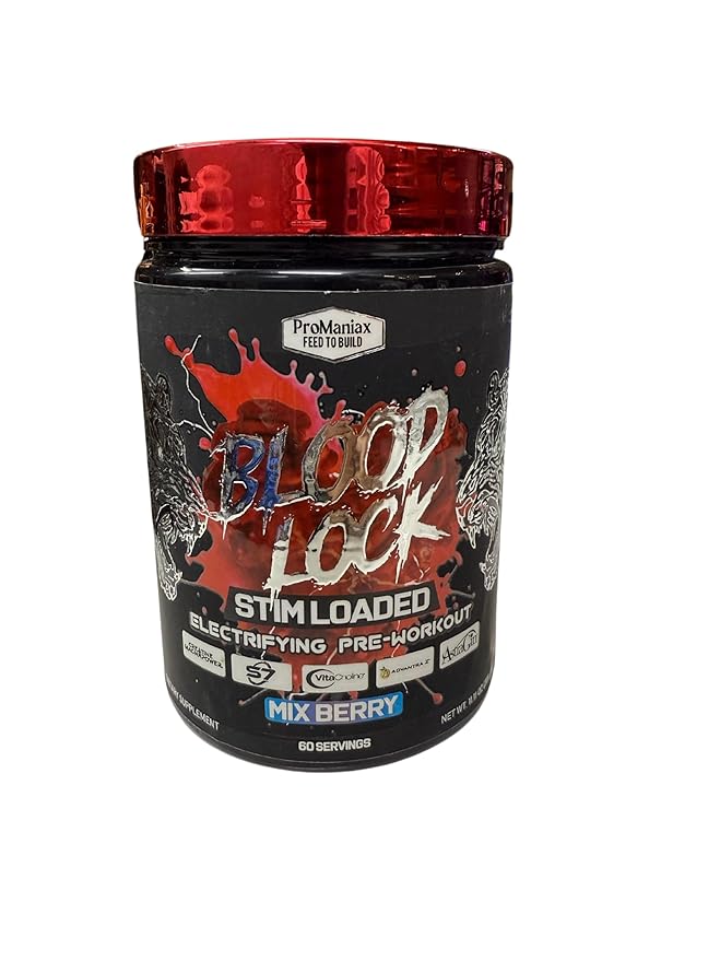 ProManiax Blood Lock Stim Loaded Electrifying Pre-Workout