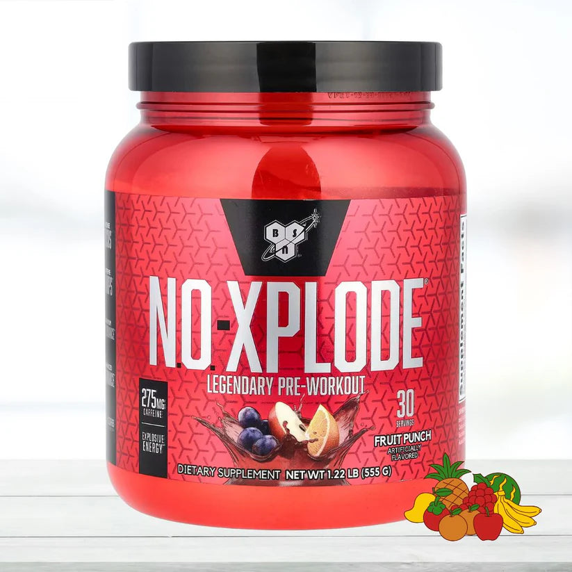 N. O. Xplode Pre Workout with Nitric Oxide Boosters