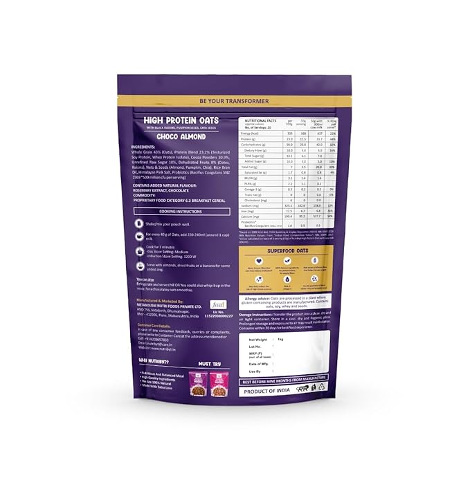 Nutri-ByT 20g High Protein Oats