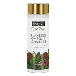 Kapiva Flaxseed Omega 3 Capsules