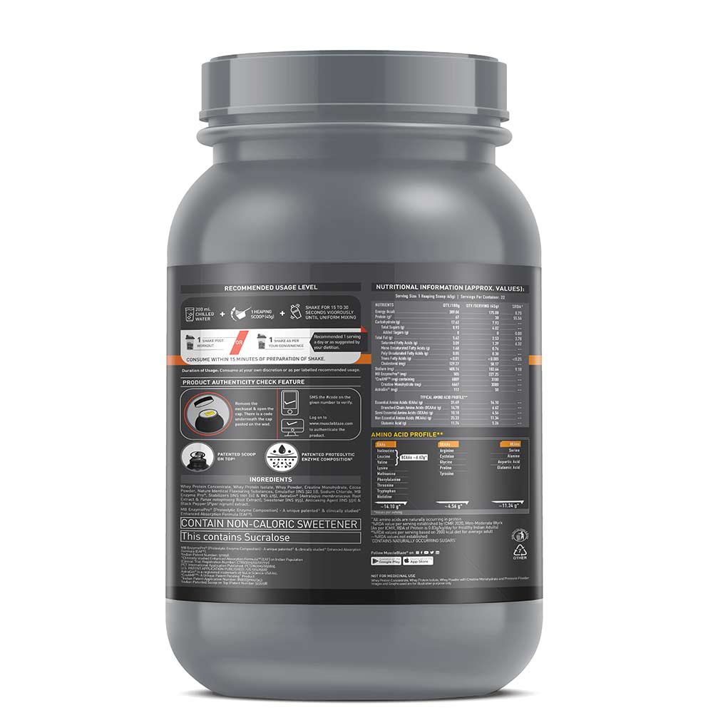 MuscleBlaze Biozyme Whey Protein PR Powder
