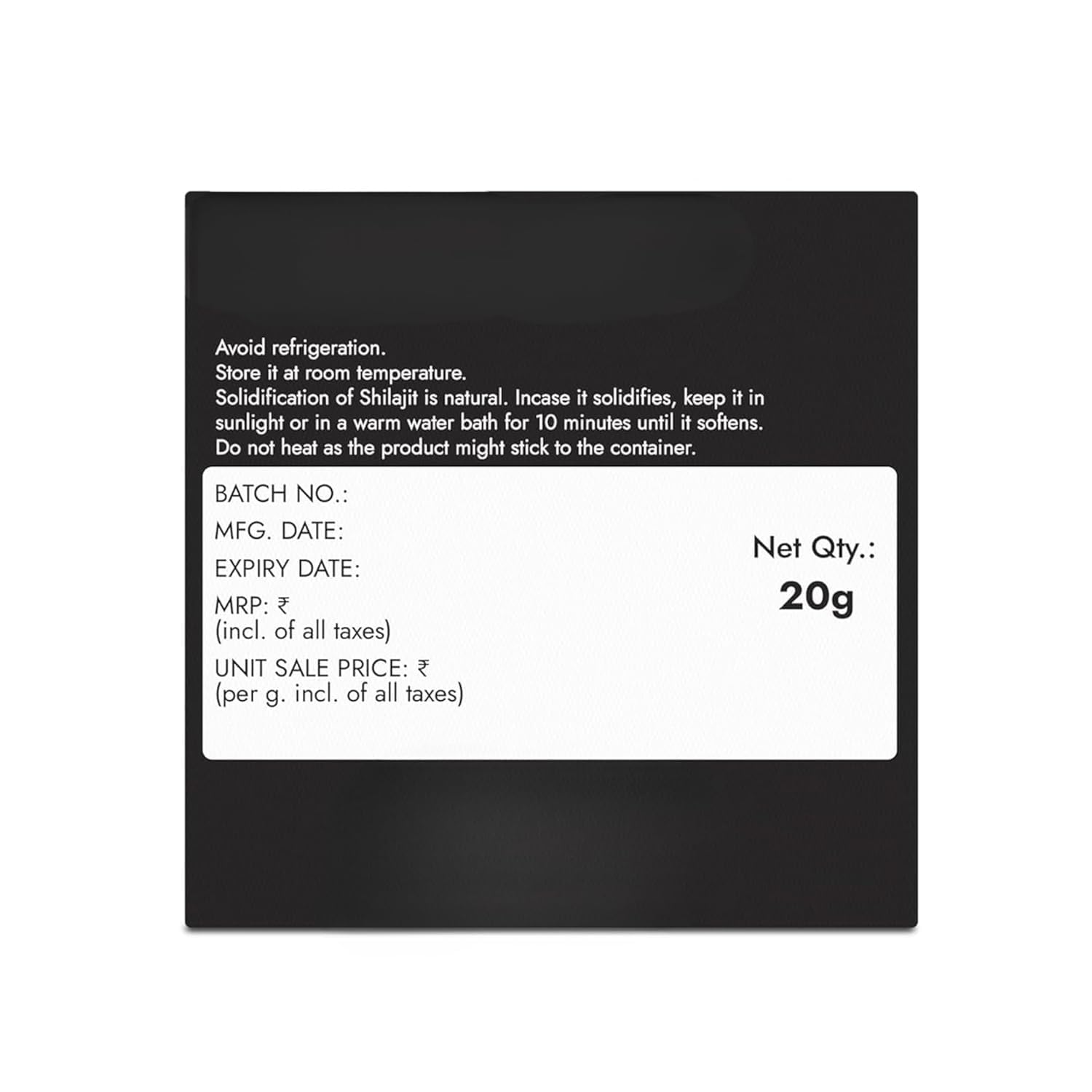 Ka-Piva Shilajit/Shilajeet Gold Resin