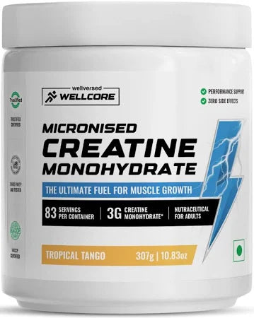 Wellcore - Pure Micronised Creatine Monohydrate Powder