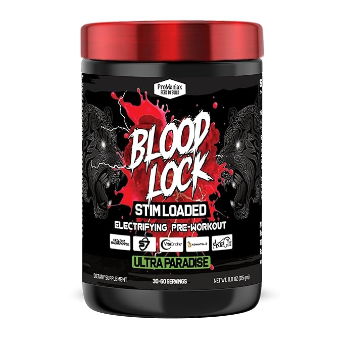 ProManiax Blood Lock Stim Loaded Electrifying Pre-Workout