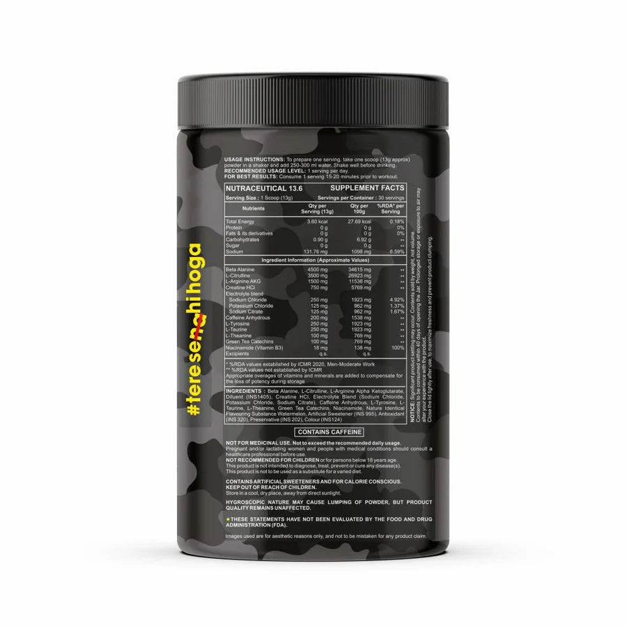 Bigflex Pre-Workout Nuke 2.0 Advanced Formulation