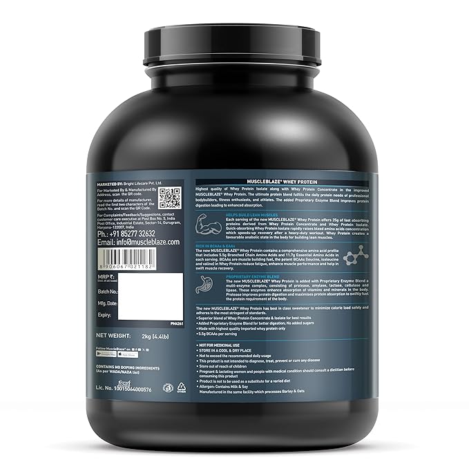 MuscleBlaze 100% Whey Protein
