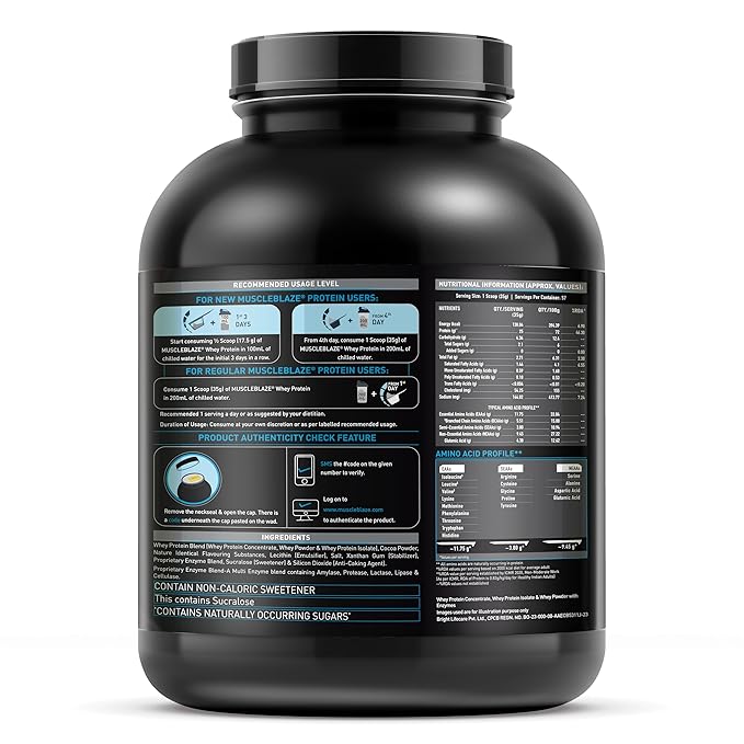 MuscleBlaze 100% Whey Protein