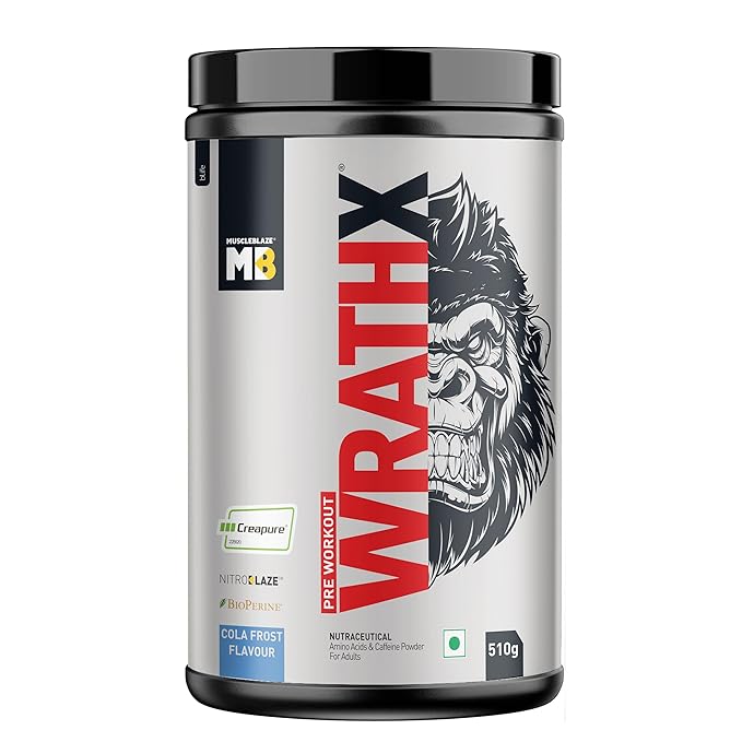 MuscleBlaze Pre Workout WrathX With Creapure